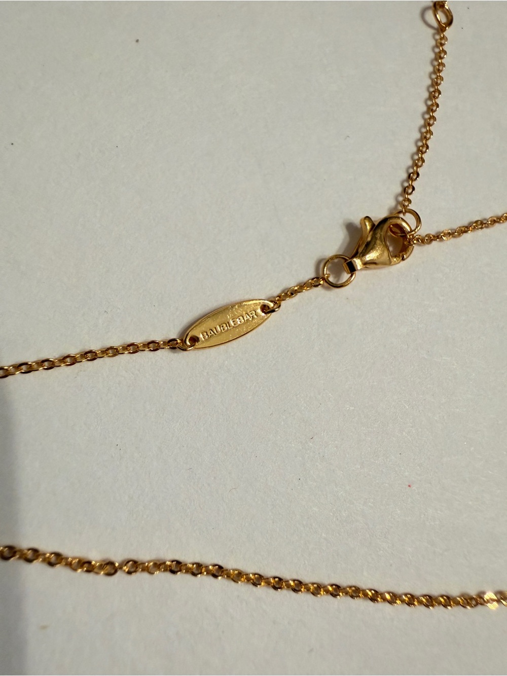 BaubleBar 18K Gold Plated Sterling Hamsa Necklace - Picture 6 of 7